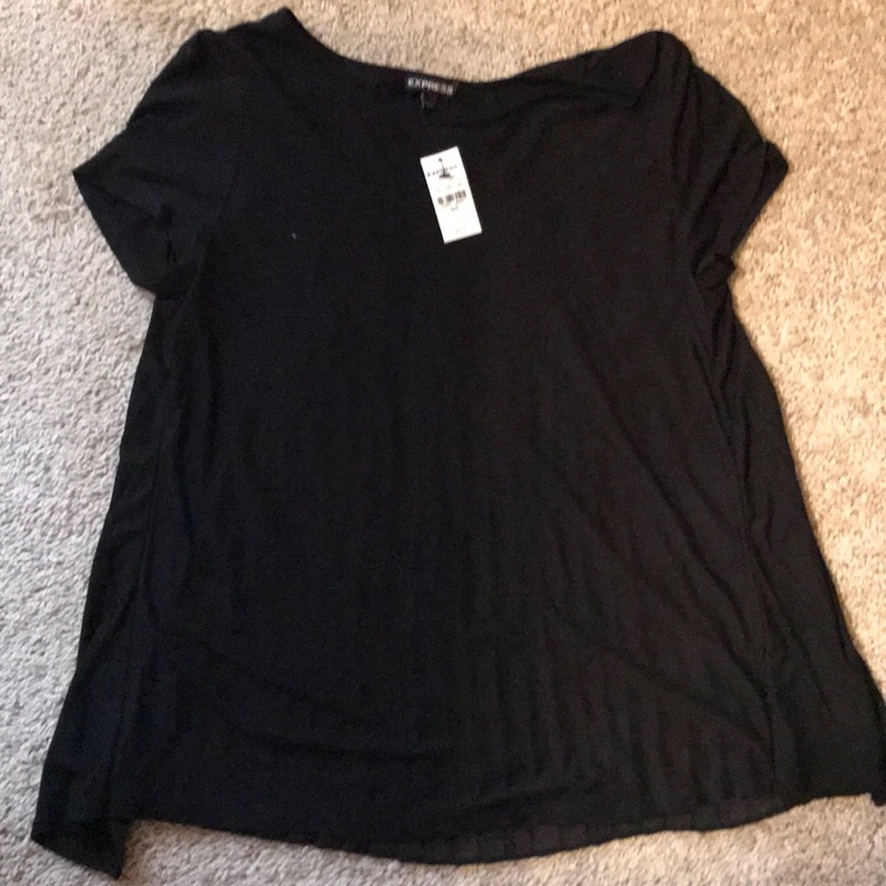 NWT black top from Express. Size small.